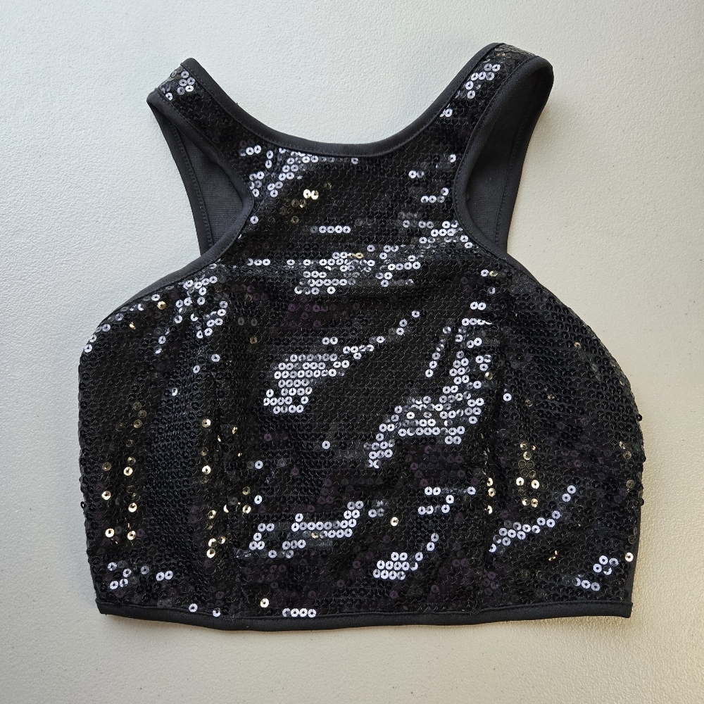 Windsor Sequin Black Top